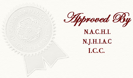 approved by the national association of certified home inspectors, american society of home inspectors, state of new jersey home inspector advisory committee, customers in atlantic county and cape may county new jersey